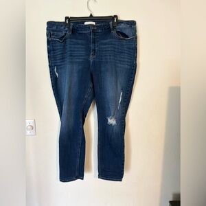 Eunina Jeans Women's Size 3XL Mid Rise Skinny